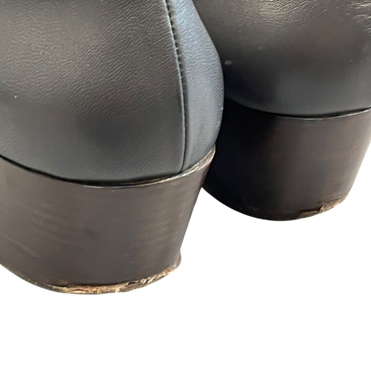 LEMAIRE Wedge Slippersレザーシューズ 古着・中古-9枚目のアイテム画像