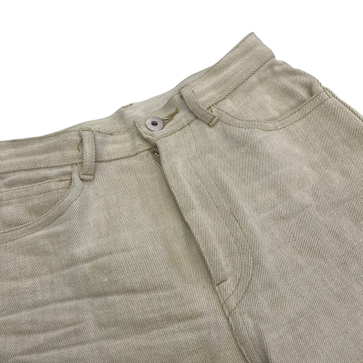 FUMIKA UCHIDA DENIM BONDING WIDE STRAIGHT PANTSデニムパンツFU-0-DM001 古着・中古-3枚目のアイテム画像