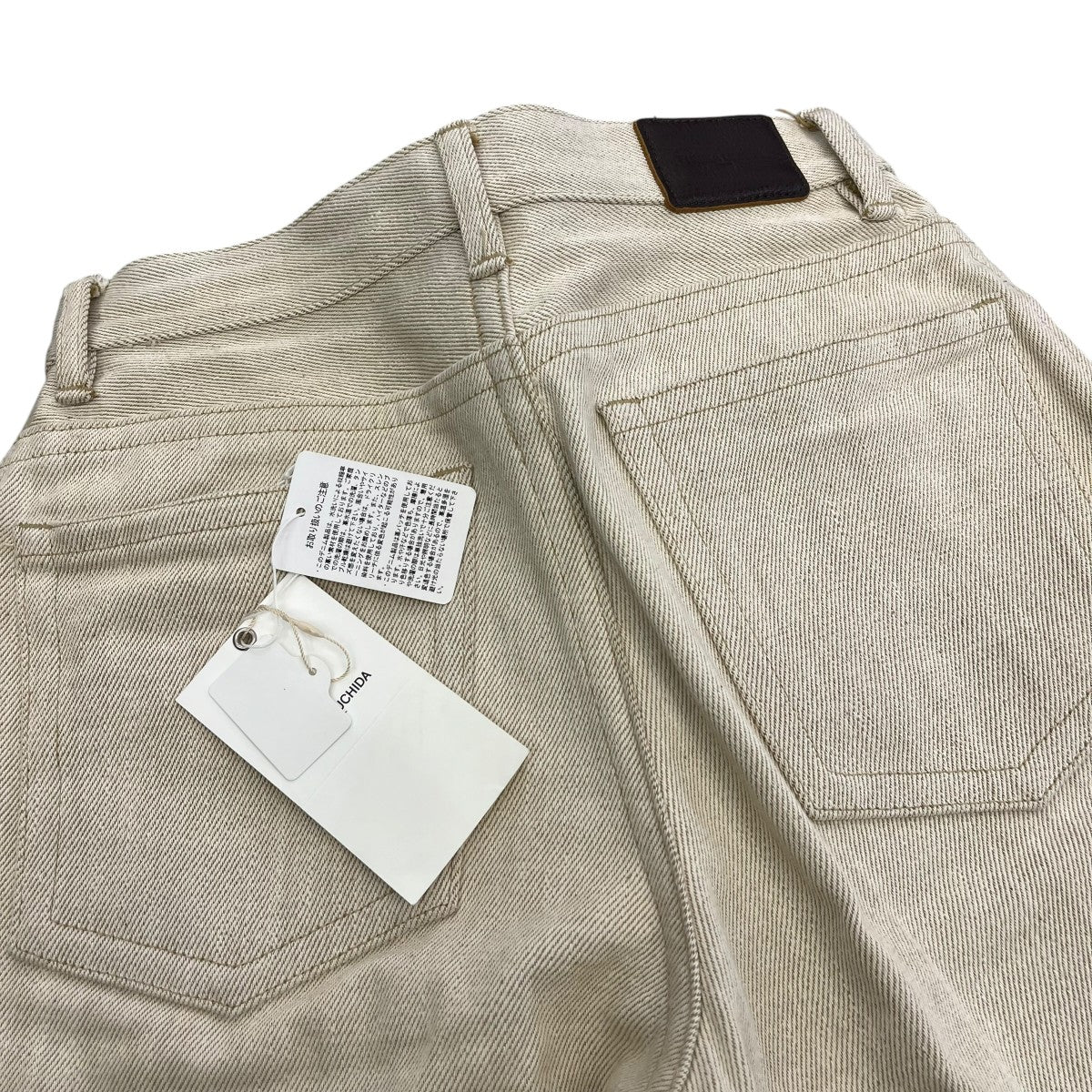FUMIKA UCHIDA(フミカウチダ) DENIM BONDING WIDE STRAIGHT PANTS