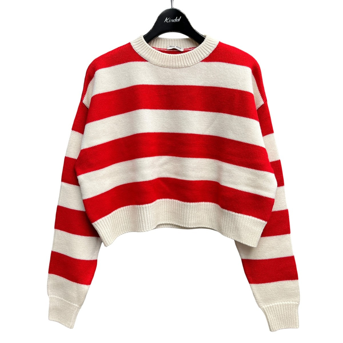 STRIPED SWEATER KNITストライプ長袖ニットMML434 1YJK