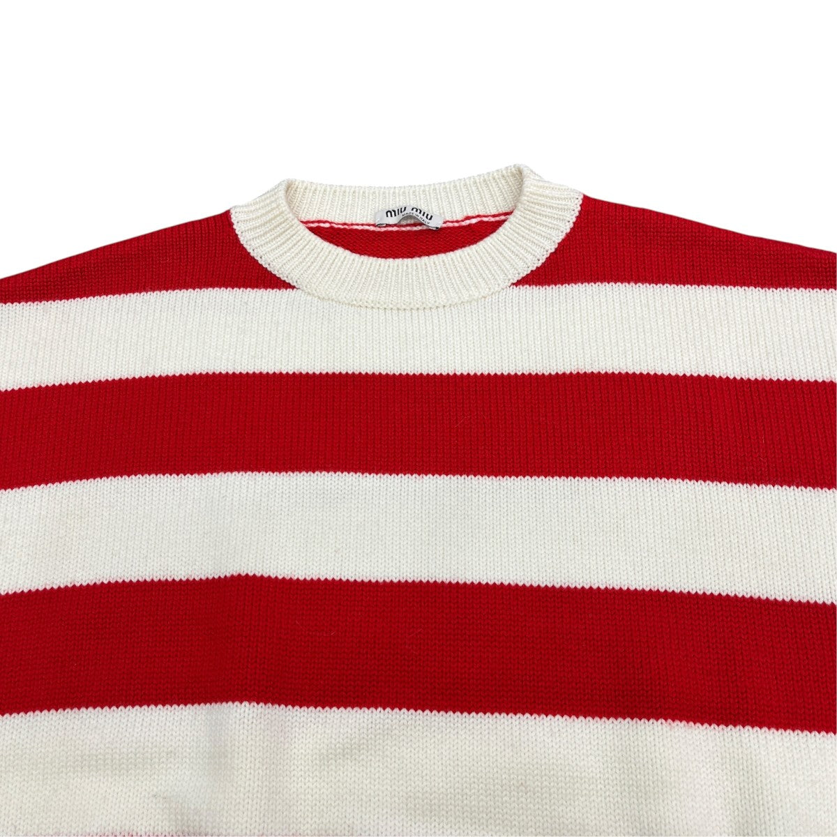 STRIPED SWEATER KNITストライプ長袖ニットMML434 1YJK