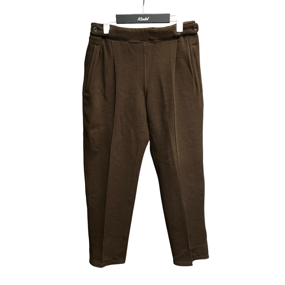 MILANO RIB PLEATED TROUSERSイージーパンツRM182 016