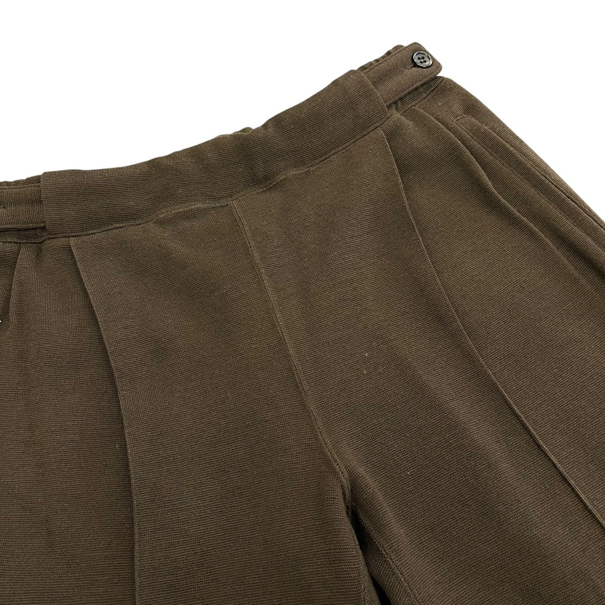 MILANO RIB PLEATED TROUSERSイージーパンツRM182 016