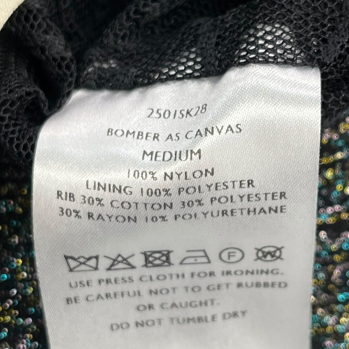 SHINYA KOZUKA(シンヤコヅカ) 25SSBOMBER AS CANVASナイロンジャケット