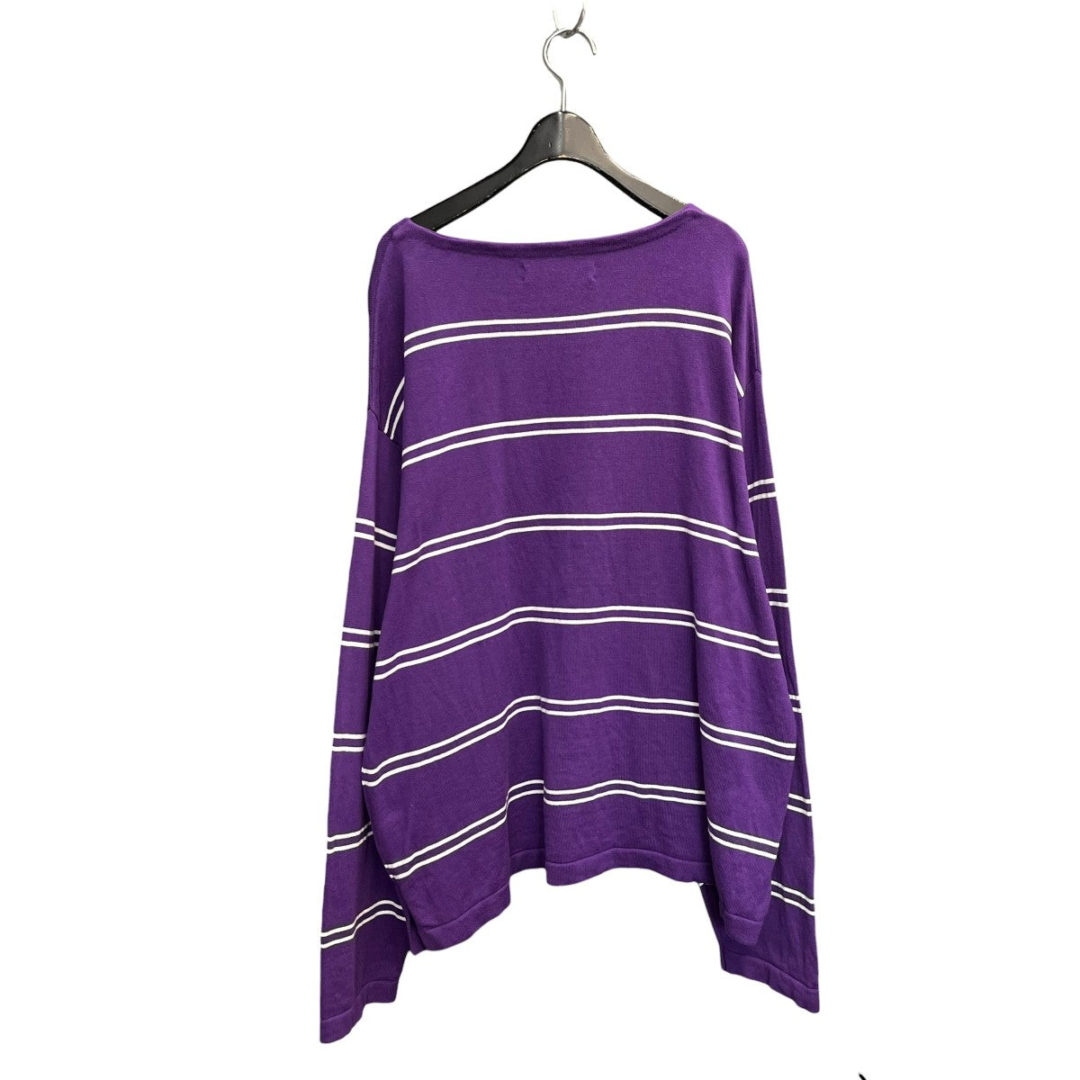 SANDWATERR ORGANIZED BORDER SWEATER COTTON YARNボーダーカットソーSW K0401 古着・中古-2枚目のアイテム画像