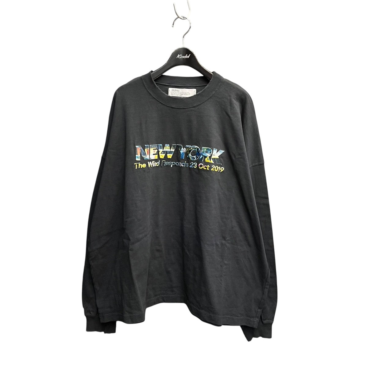 DAIRIKU NEW YORKロングスリーブTシャツ 古着・中古-1枚目のアイテム画像