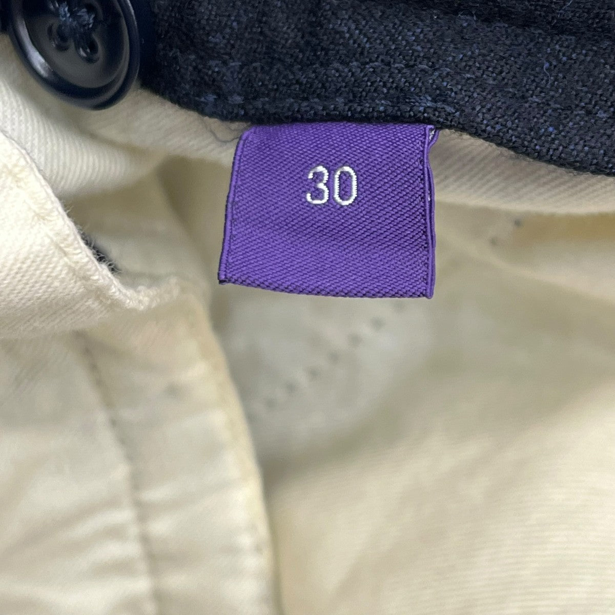 RALPH LAUREN PURPLE LABE×Ron Herman ウールフランネルウールパンツ798824959001 古着・中古-6枚目のアイテム画像