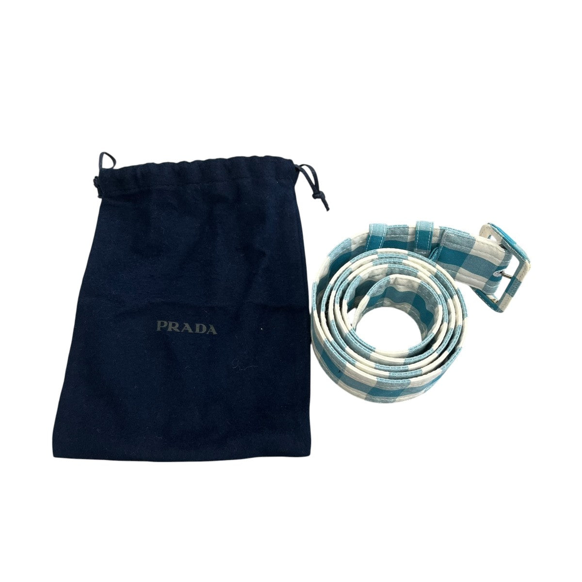 PRADA ギンガムチェック チェスターコートSGC215 S231 12OB 古着・中古-9枚目のアイテム画像