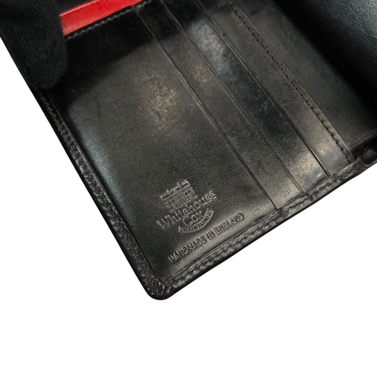 Whitehouse Cox ブライドルレザー2つ折り財布 古着・中古-4枚目のアイテム画像