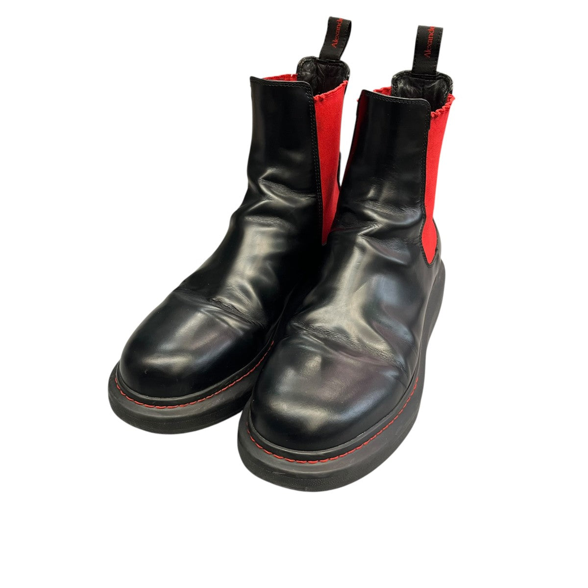 ALEXANDER McQUEEN サイドゴアブーツ586198 古着・中古-1枚目のアイテム画像