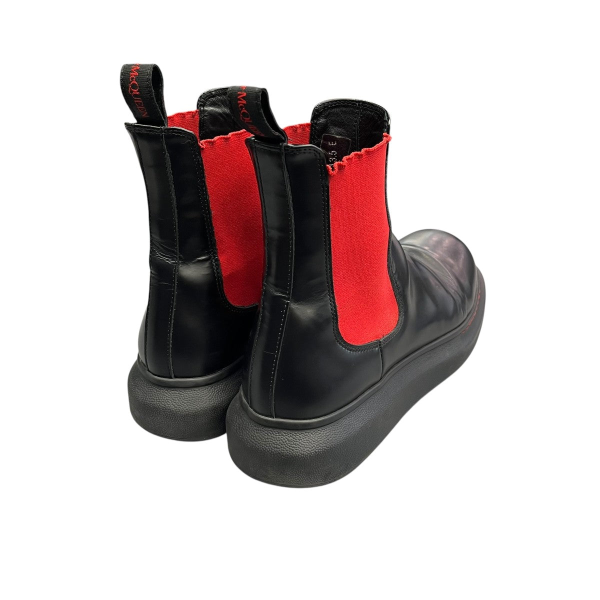 ALEXANDER McQUEEN サイドゴアブーツ586198 古着・中古-2枚目のアイテム画像