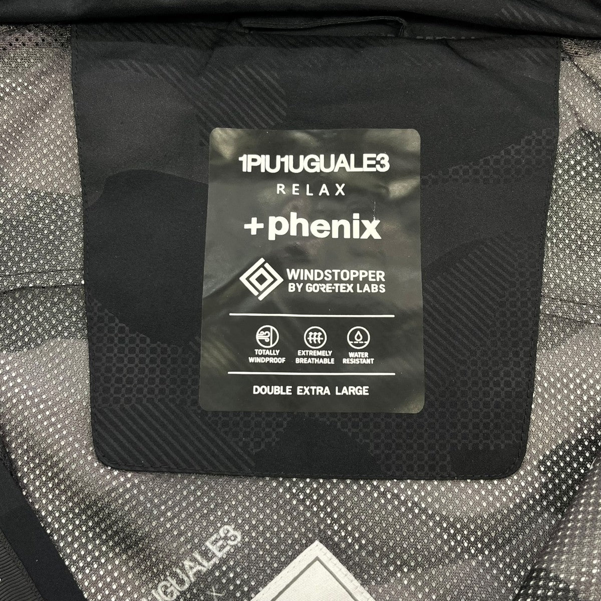 1piu1uguale3 relax×+PHENIX WINDSTOPPER PRODUCTS BY GORE-TEX LABSナイロントラックジャケットUSO 24048 古着・中古-6枚目のアイテム画像