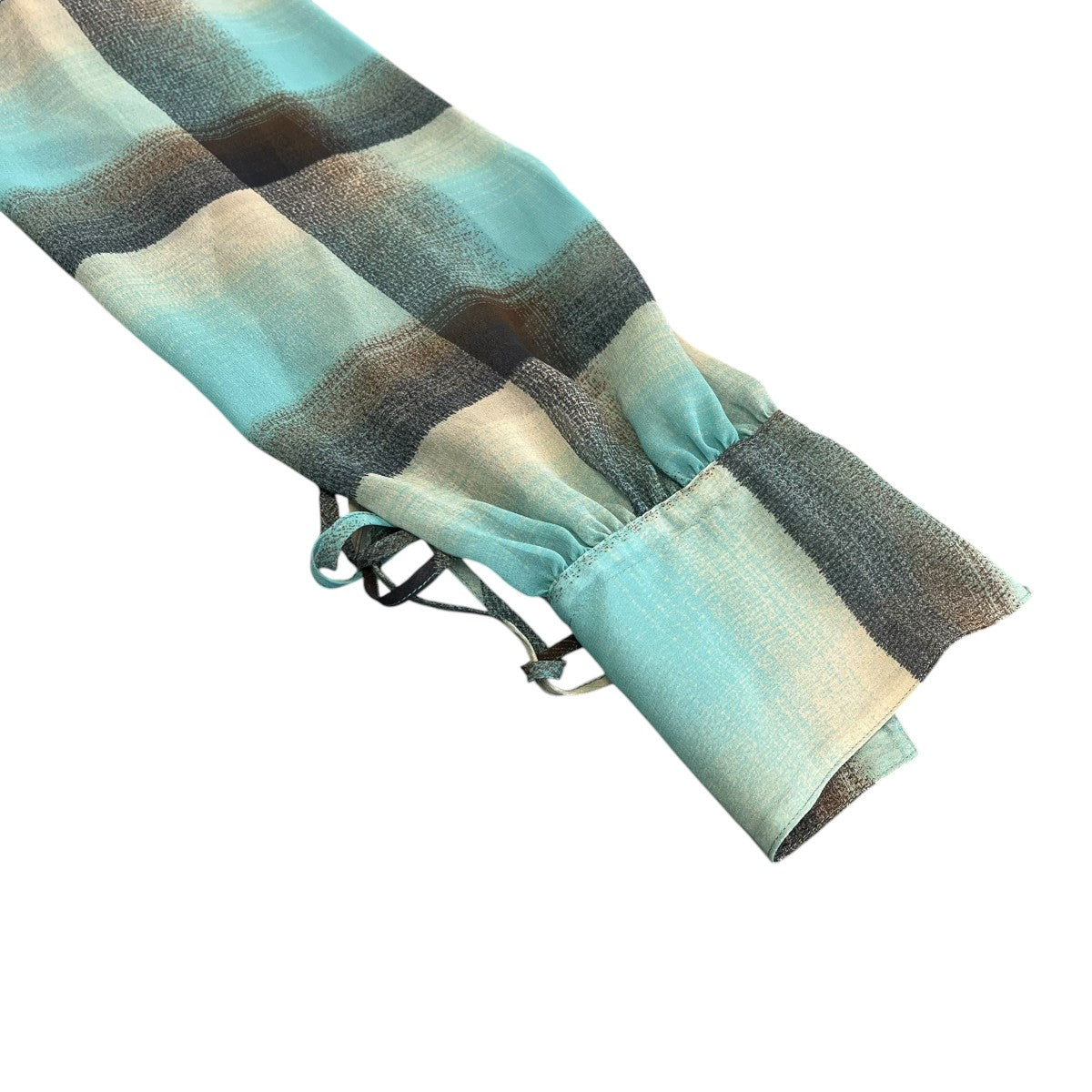 SUGARHILL SHEER OMBRE PLAID ONE-PIECEシャツワンピース2441000514 古着・中古-4枚目のアイテム画像