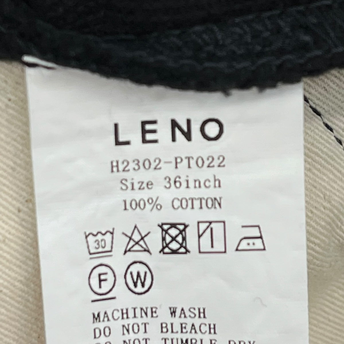 LENO CORDUROY LOOSE TAPERED PANTSコーデュロイパンツH2302 PT022 古着・中古-5枚目のアイテム画像