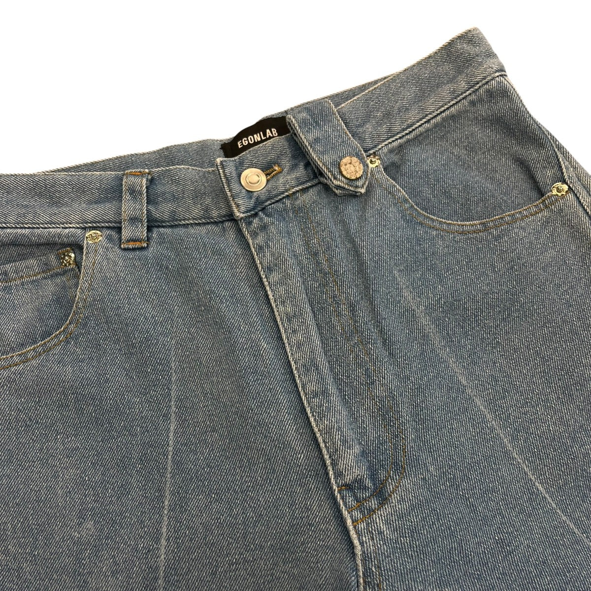 EGONLAB 22AWデニムパンツAW22 TR003 B 古着・中古-3枚目のアイテム画像