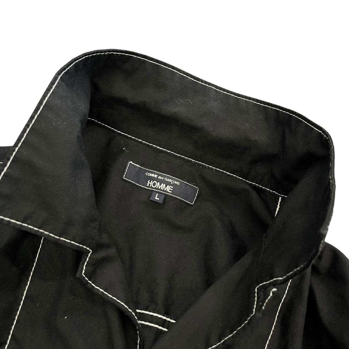 COMME des GARCONS HOMME 25AWGarment-Washed Cotton Broadcloth長袖シャツHP-B012 古着・中古-7枚目のアイテム画像
