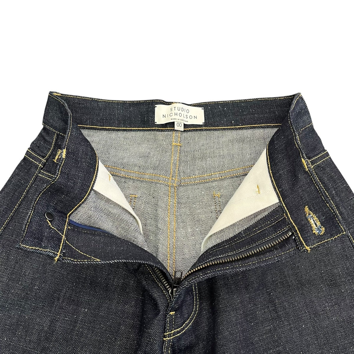 STUDIO NICHOLSON RUTHE SELVEDGE DENIM PANTデニムパンツSNW 226 古着・中古-3枚目のアイテム画像