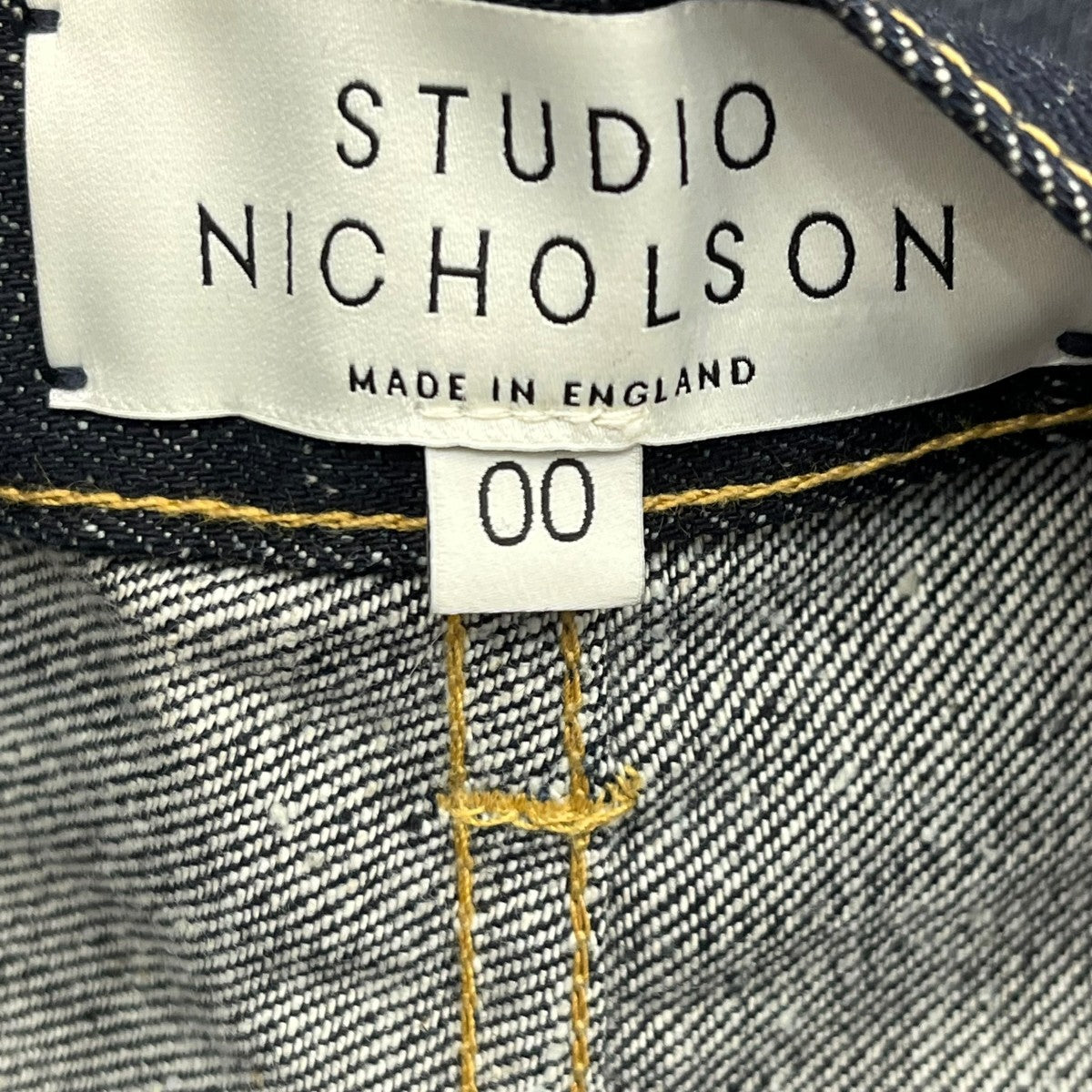 STUDIO NICHOLSON RUTHE SELVEDGE DENIM PANTデニムパンツSNW 226 古着・中古-6枚目のアイテム画像
