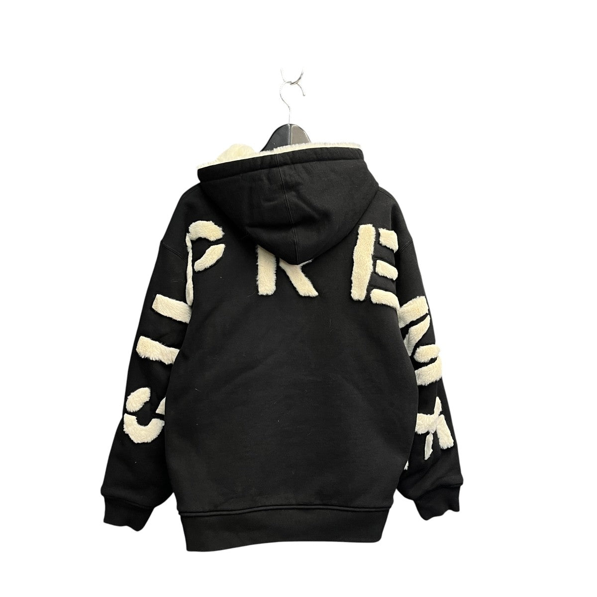 Faux Fur Lined Zip Up Hoodedジップパーカー