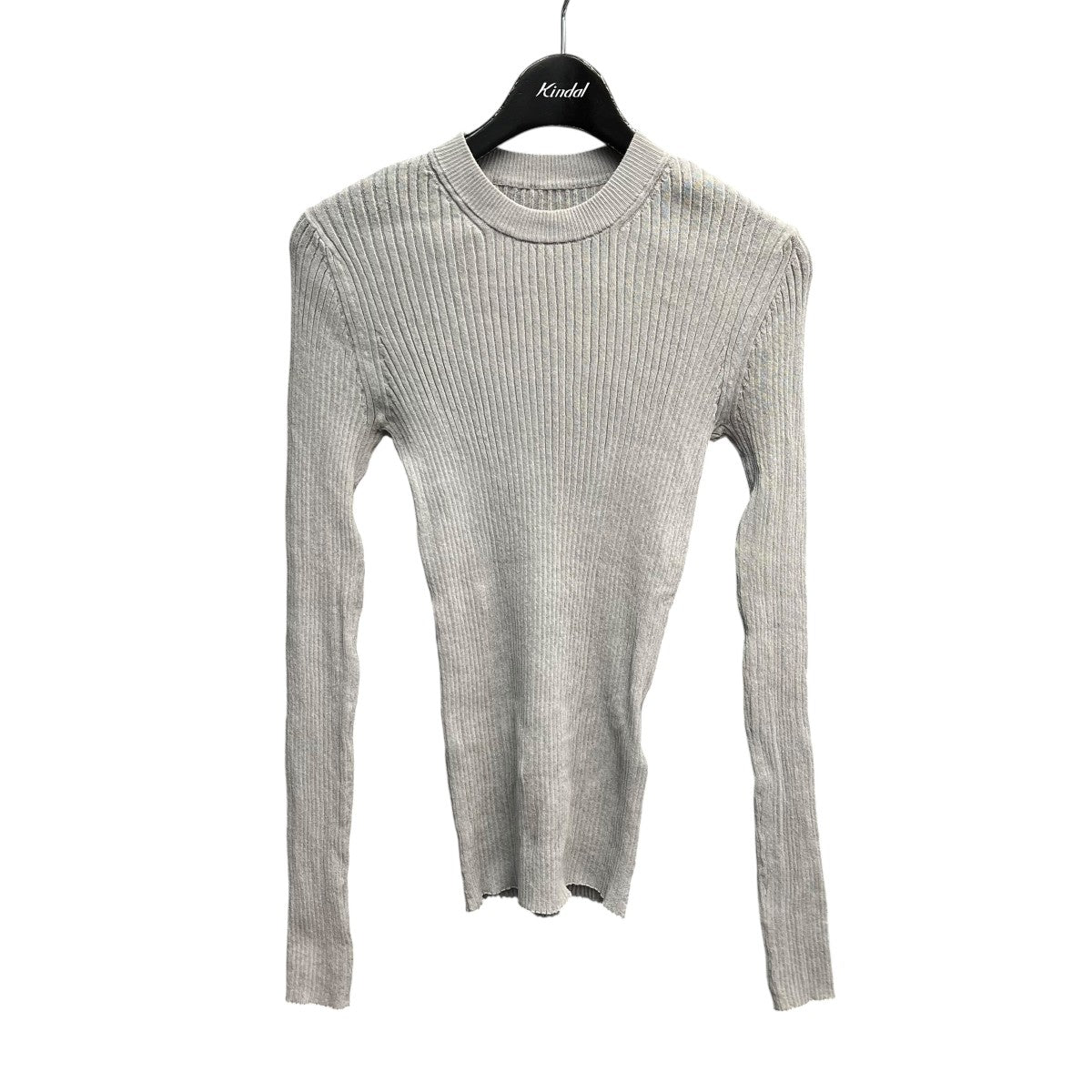 L’Appartement 24SSCotton Nylon Sheer Rib Knitシアーリブニット24-080-560-7100-1-0 古着・中古-1枚目のアイテム画像