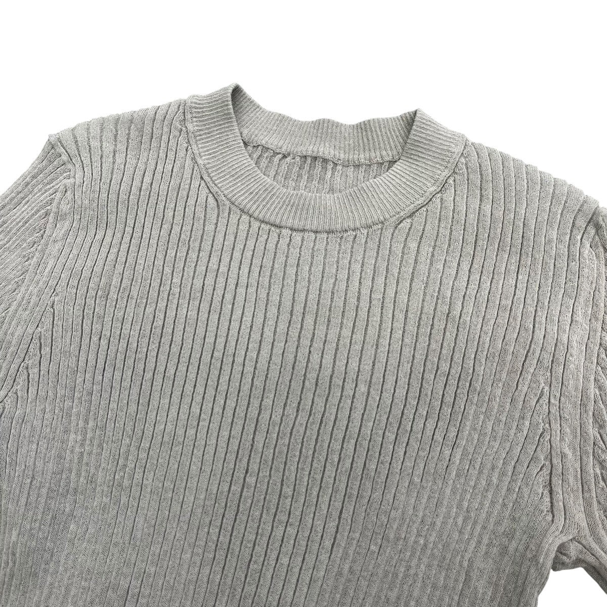 L’Appartement 24SSCotton Nylon Sheer Rib Knitシアーリブニット24-080-560-7100-1-0 古着・中古-3枚目のアイテム画像