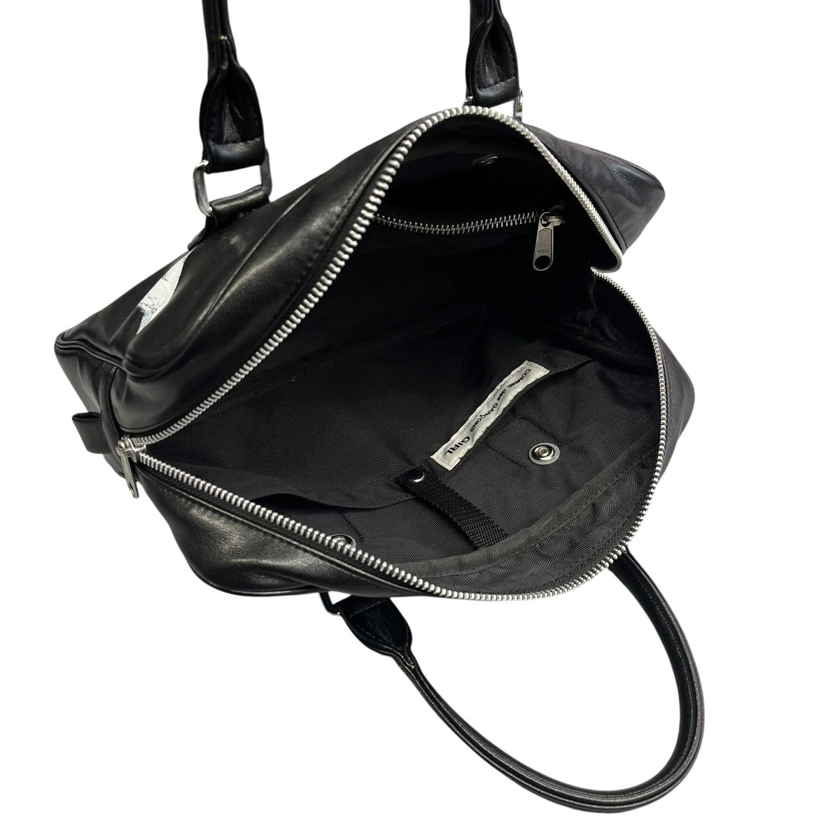 COMME des GARCONS GIRL フェイクレザーハンドバッグNZ-K 201 古着・中古-6枚目のアイテム画像