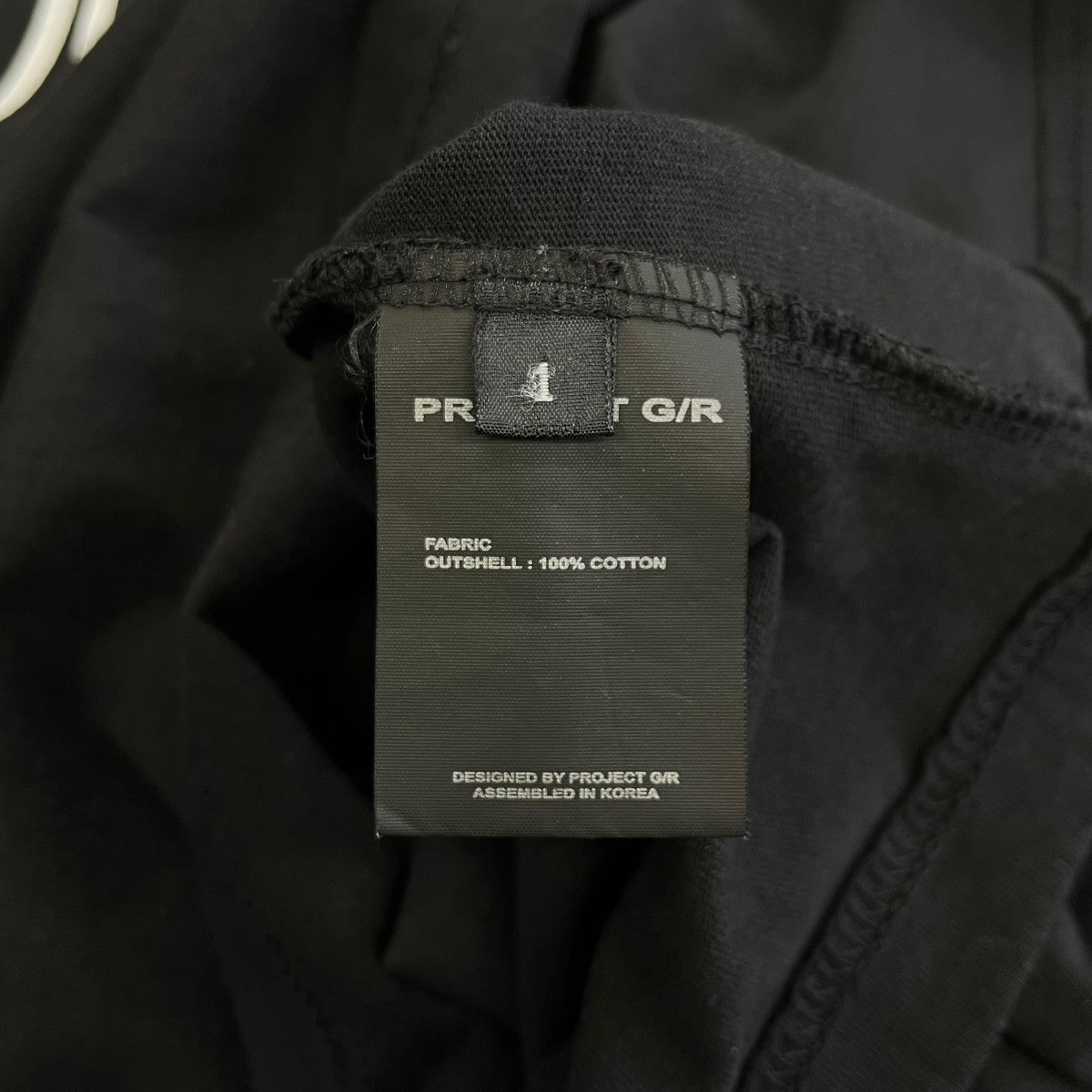 PROJECT G／R TIGHT FIT SPLIT T-SHIRTドッキングTシャツPG25SSMT06BKA11 古着・中古-6枚目のアイテム画像