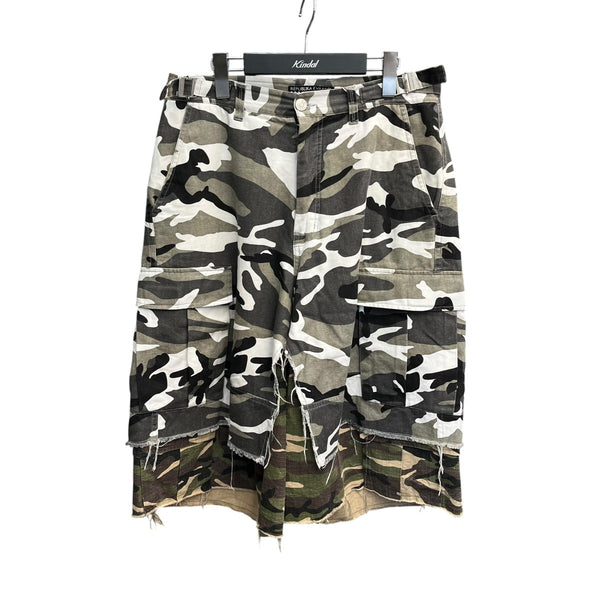 PROJECT G／R(プロジェクト ジーアール) LAYERED SKIRT CARGO SHORTS