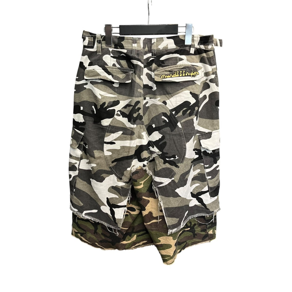 PROJECT G／R(プロジェクト ジーアール) LAYERED SKIRT CARGO SHORTS
