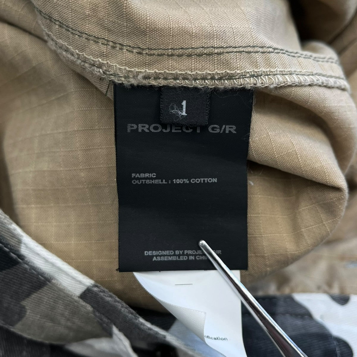 PROJECT G／R(プロジェクト ジーアール) LAYERED SKIRT CARGO SHORTS