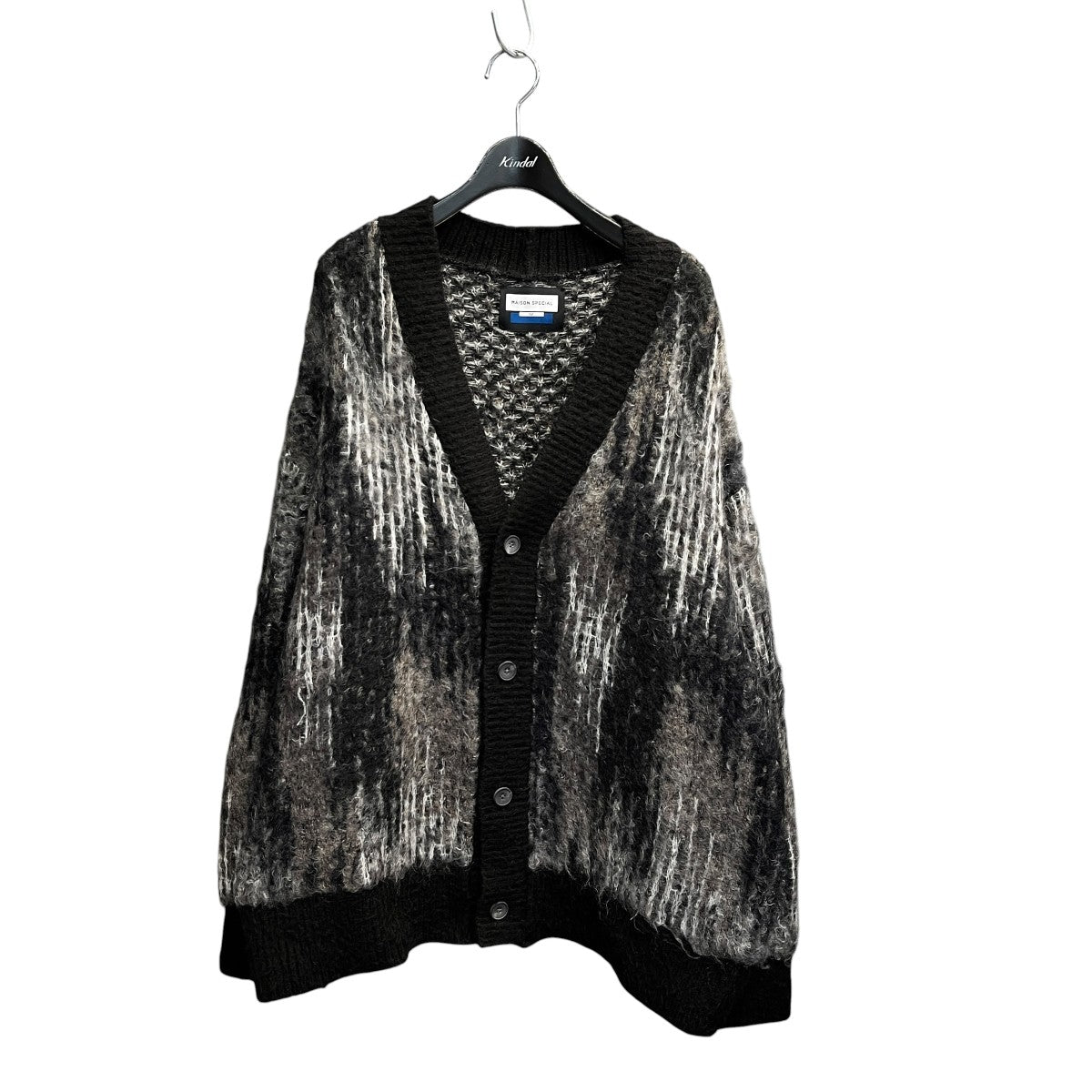 Multi Color Brushed Prime-Over V-Neck Knit Cardiganカーディガン11232361309