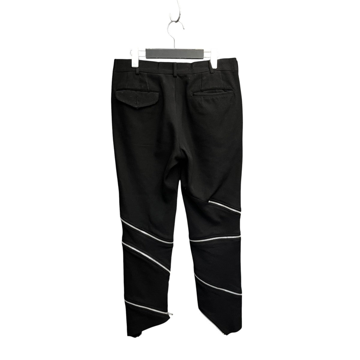 COMME des GARCONS HOMME PLUS 18AW螺旋ジップパンツギミックパンツPB-P034 古着・中古-2枚目のアイテム画像