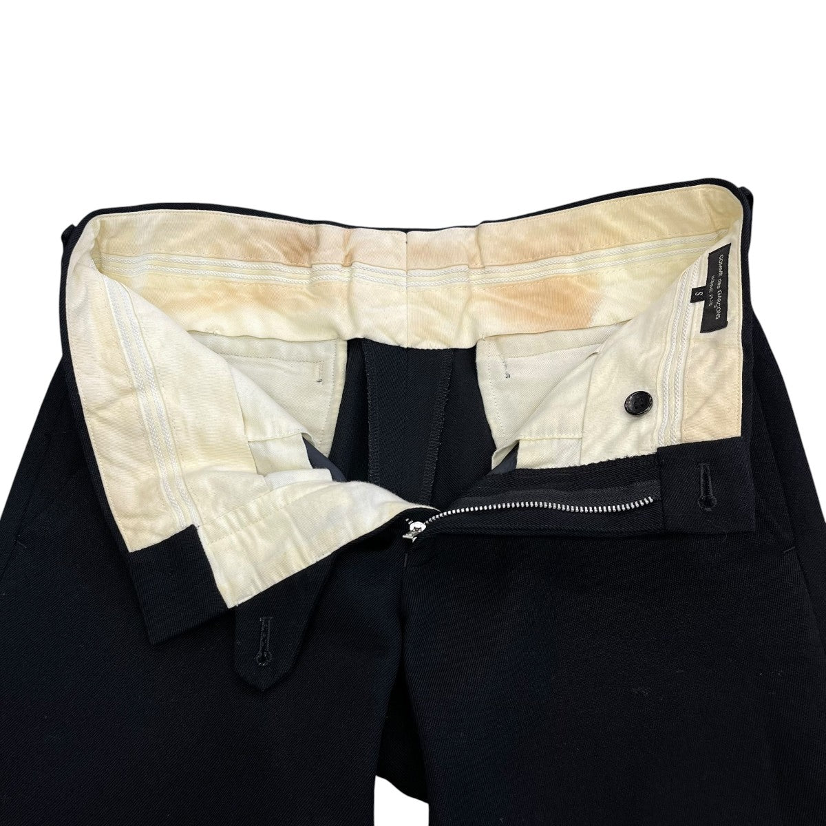 COMME des GARCONS HOMME PLUS 18AW螺旋ジップパンツギミックパンツPB-P034 古着・中古-3枚目のアイテム画像