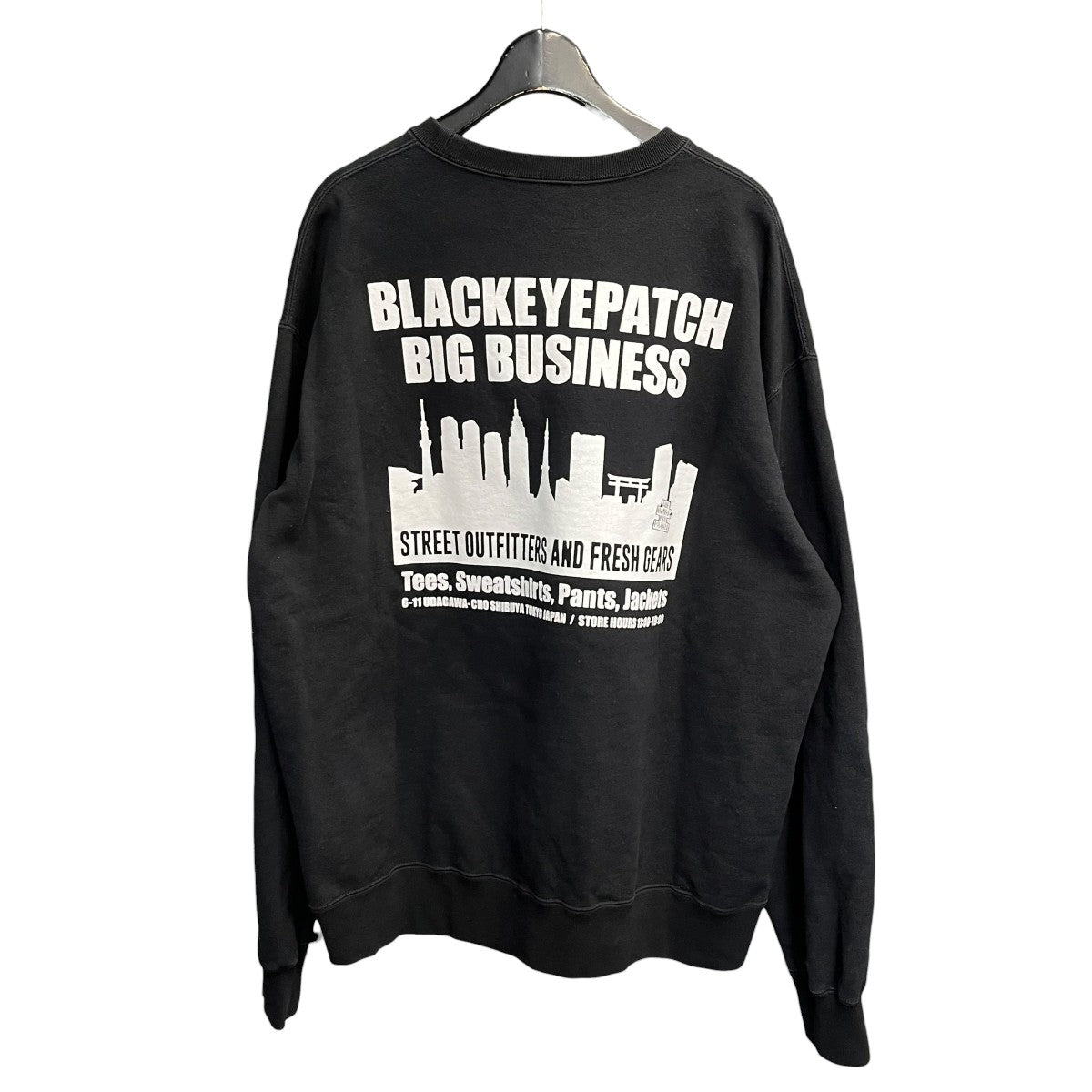 BlackEyePatch BIG BUSINESS OG LABEL CREW SWEATスウェット 古着・中古-2枚目のアイテム画像