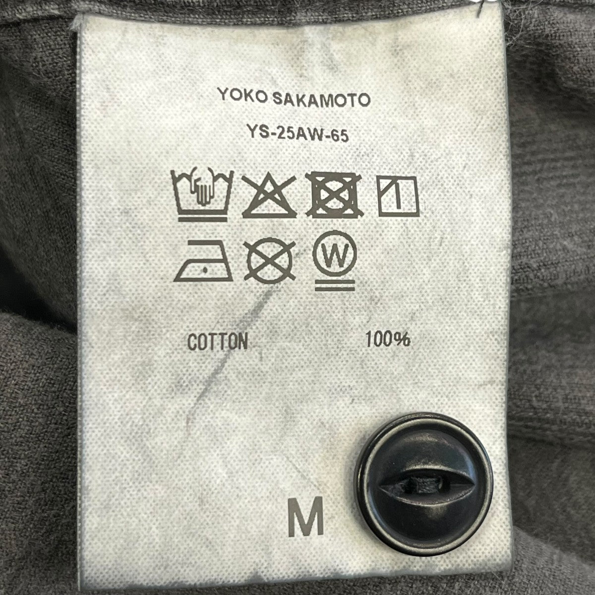 YOKOSAKAMOTO 25AWSHIRT JACKETシャツブラウスYS-25AW-65 古着・中古-6枚目のアイテム画像
