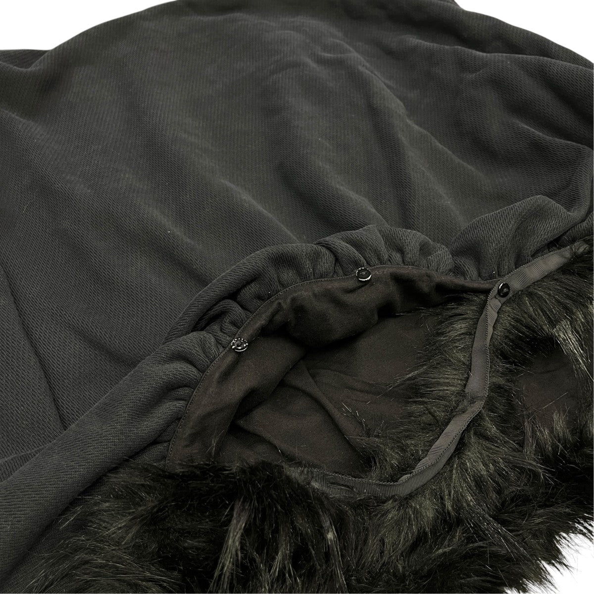 DINOWORKS Egg hoodieワッフル切替プルオーバーパーカー 古着・中古-4枚目のアイテム画像