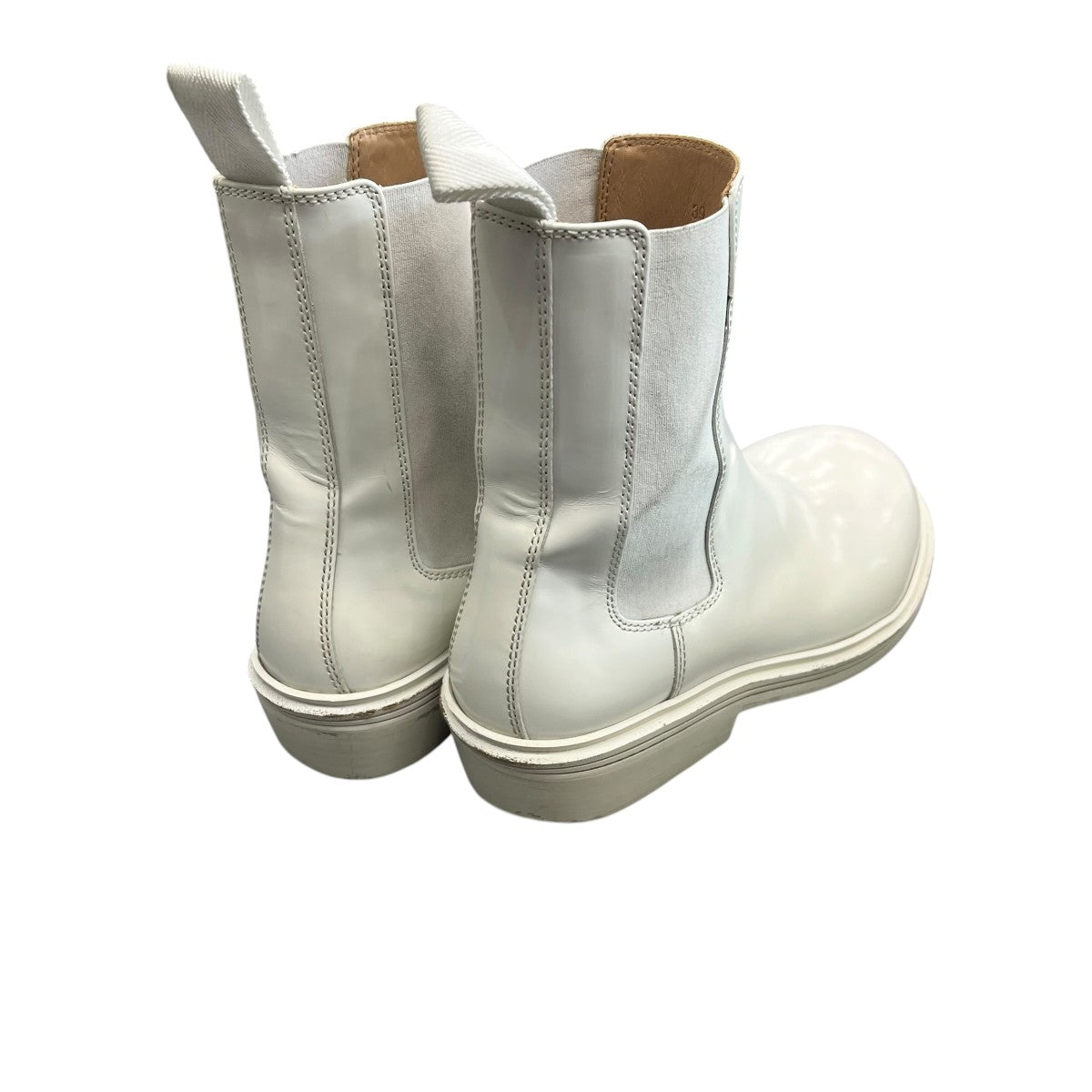 BOTTEGA VENETA(ボッテガヴェネタ) Firemanサイドゴアブーツ ホワイト