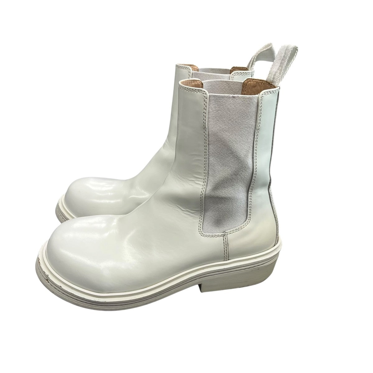 BOTTEGA VENETA(ボッテガヴェネタ) Firemanサイドゴアブーツ ホワイト
