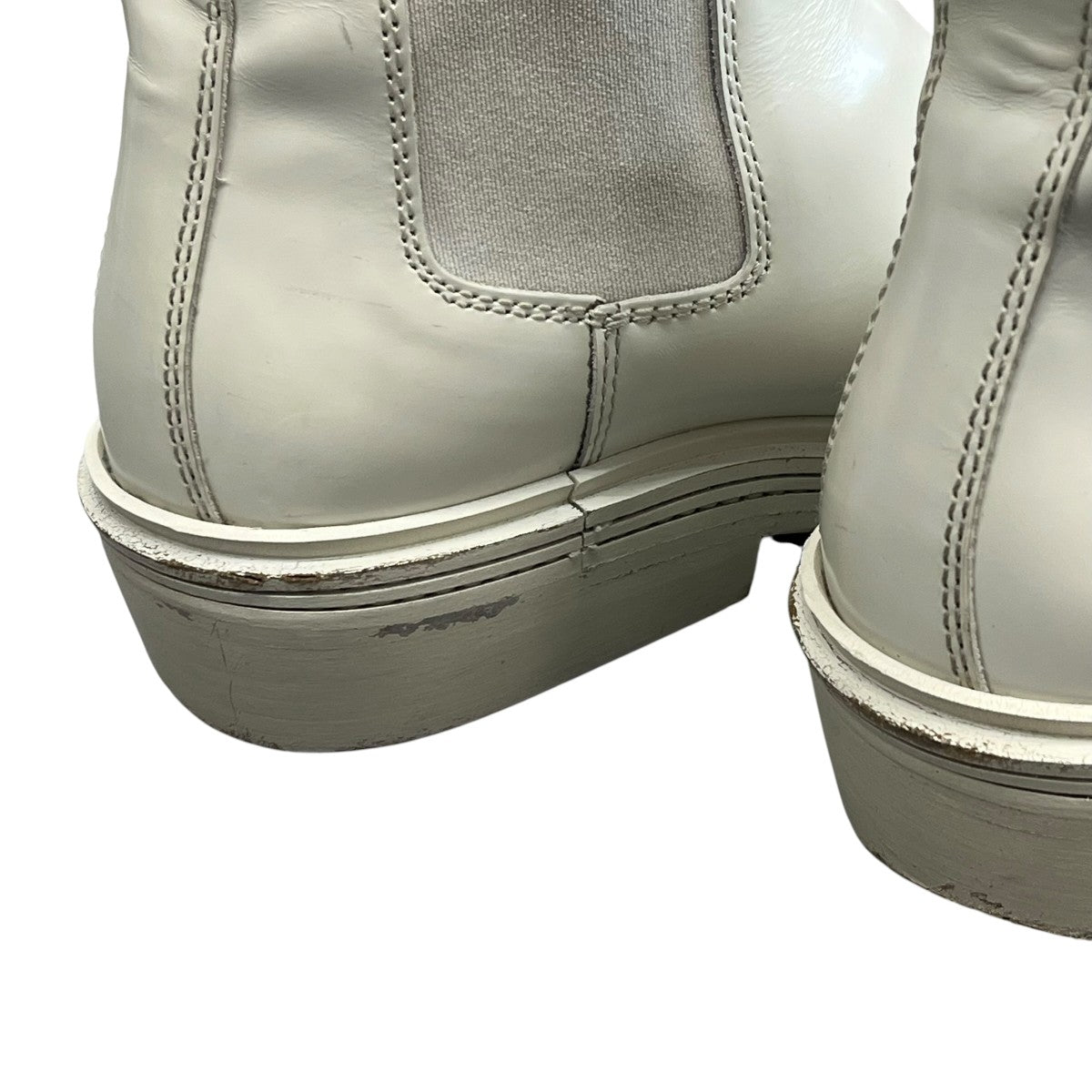 BOTTEGA VENETA(ボッテガヴェネタ) Firemanサイドゴアブーツ ホワイト