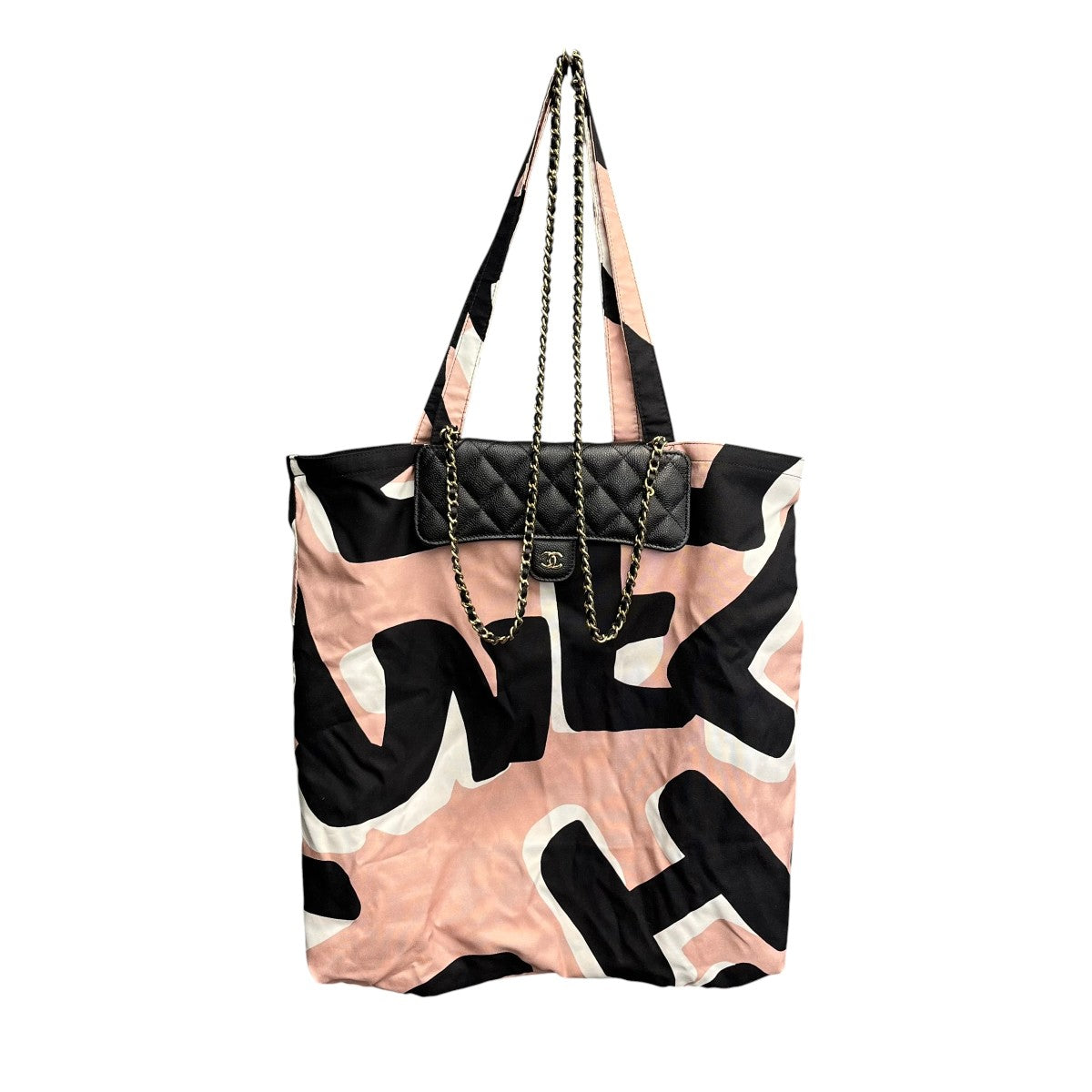 CHANEL マトラッセ チェーンショルダー×エコバッグ 古着・中古-1枚目のアイテム画像