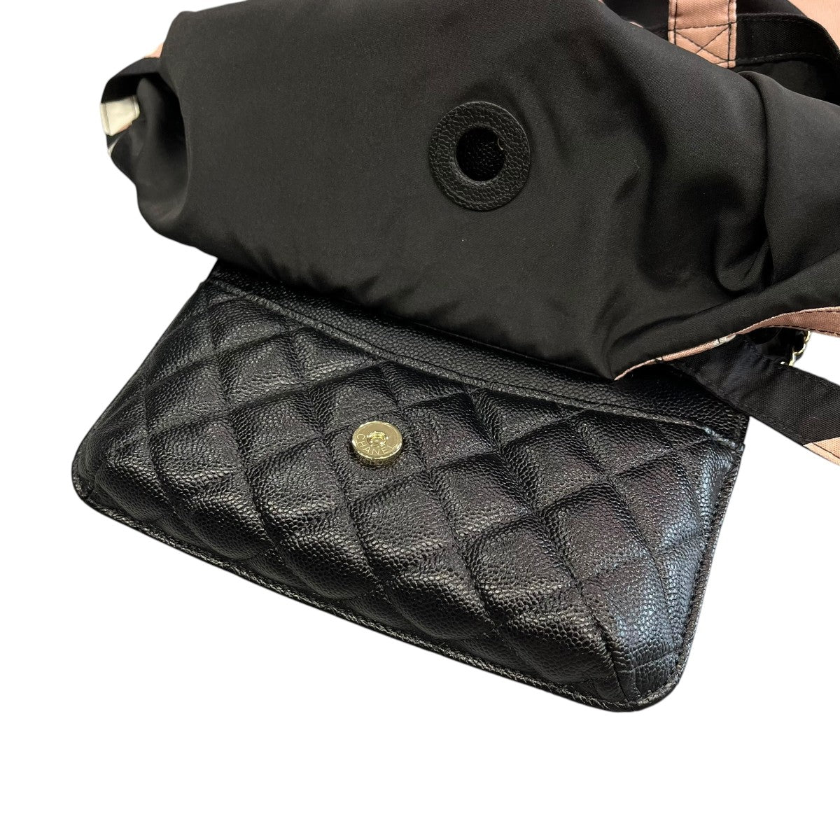 CHANEL マトラッセ チェーンショルダー×エコバッグ 古着・中古-5枚目のアイテム画像