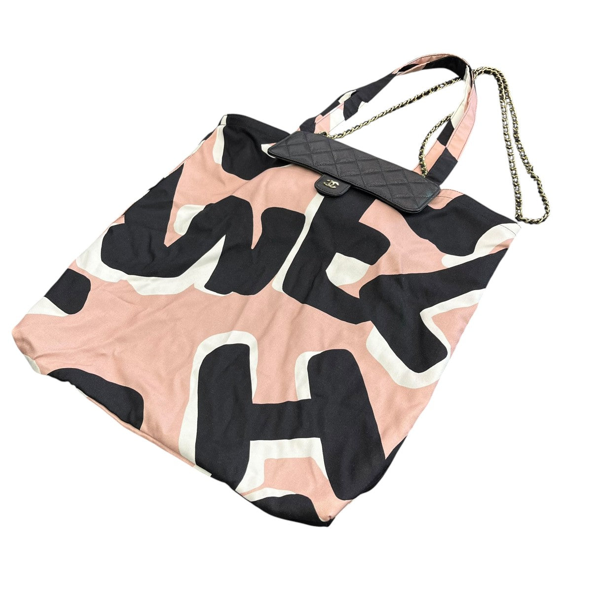 CHANEL マトラッセ チェーンショルダー×エコバッグ 古着・中古-9枚目のアイテム画像