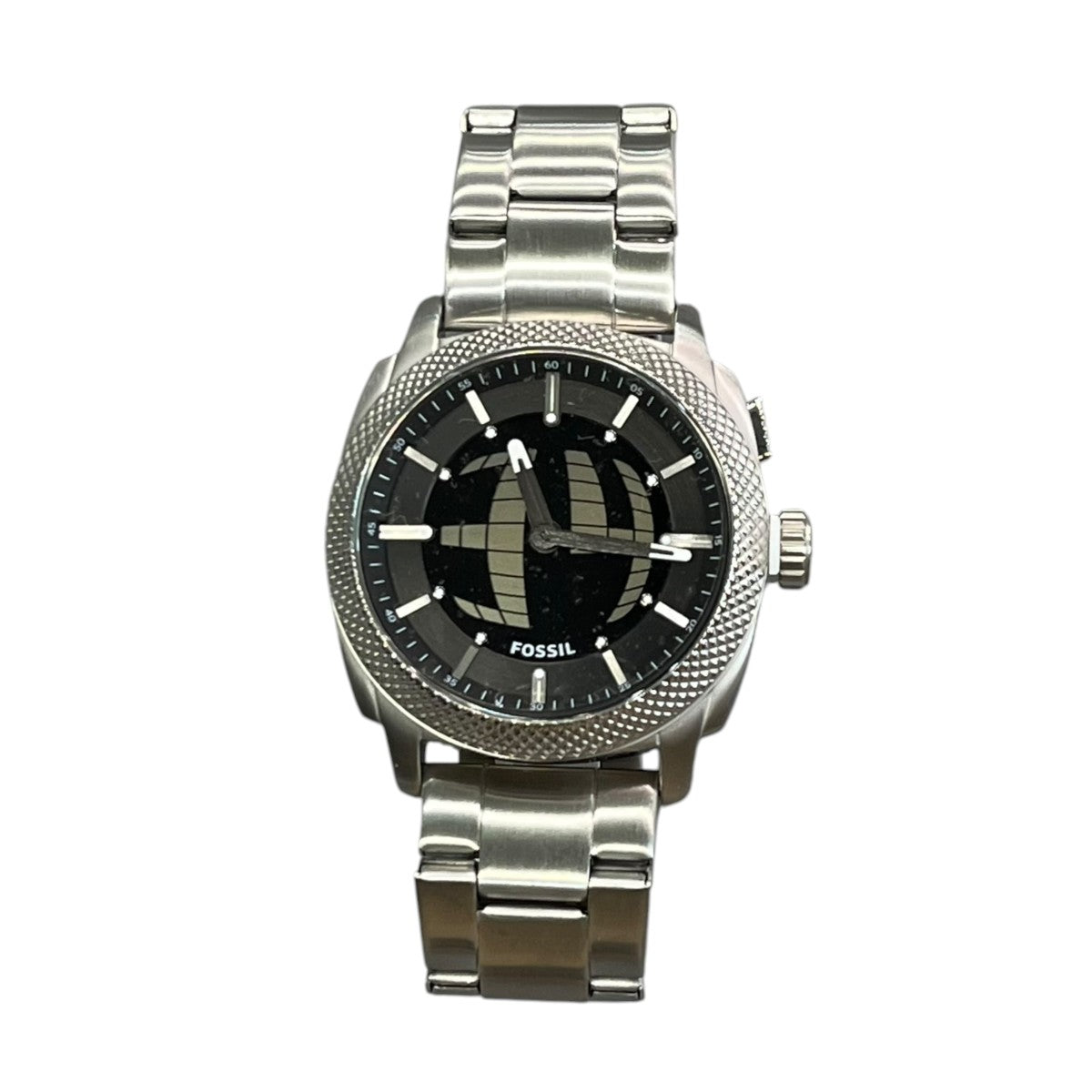 FOSSIL Machine Big Tic 41MM ステンレススチールウォッチFS6155 古着・中古-1枚目のアイテム画像