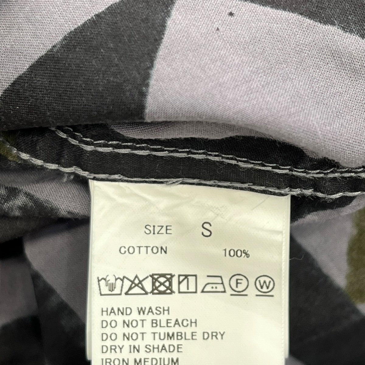TOMORROW LAND 25SSインド コットン ブロックプリント ハーフスリーブシャツ半袖シャツ63055205103 古着・中古-6枚目のアイテム画像