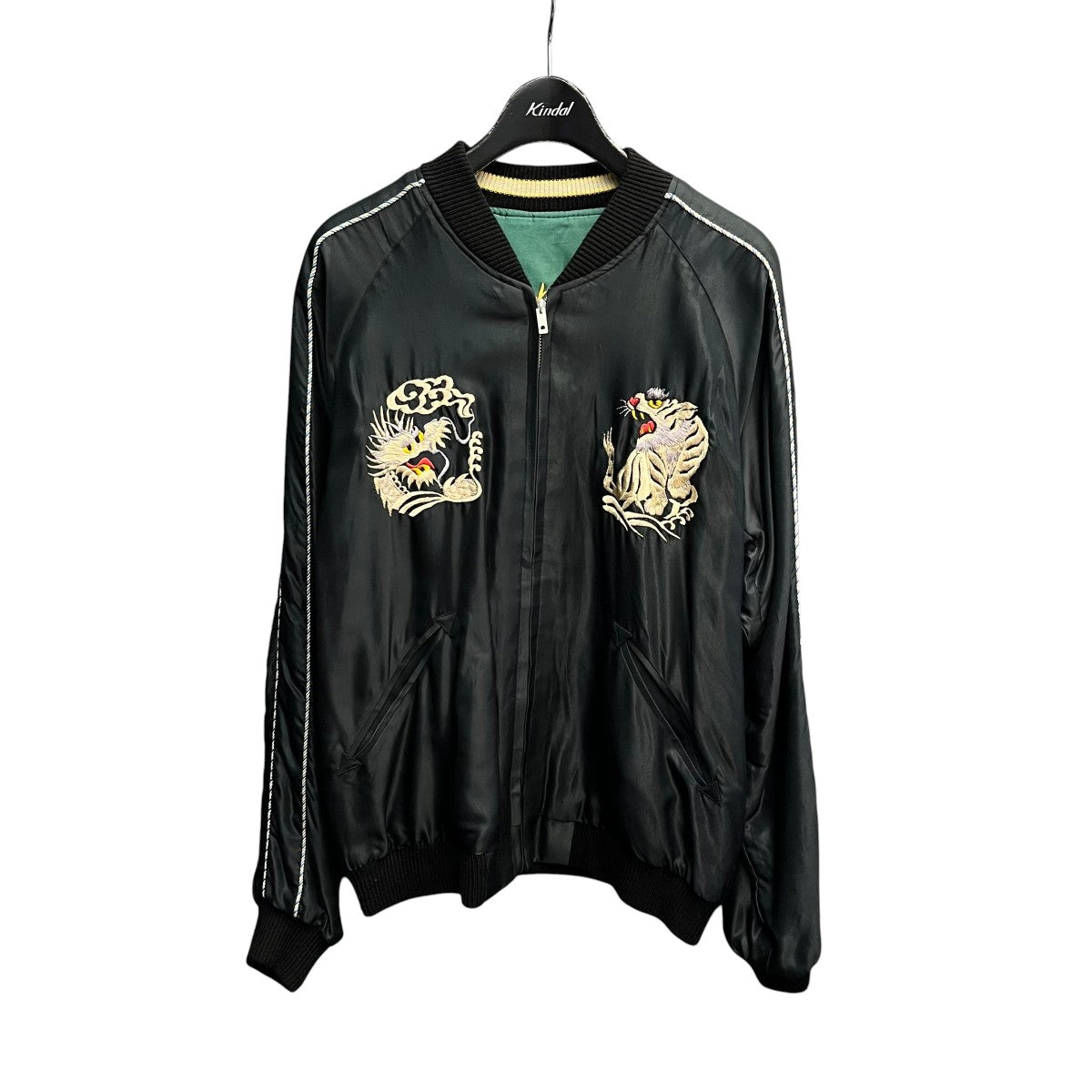 テーラー東洋 Early 1950s Style Acetate Souvenir Jacket “WHITE DRAGON” × “LANDSCAPE”リバーシブルスカジャンTT15390 古着・中古-1枚目のアイテム画像