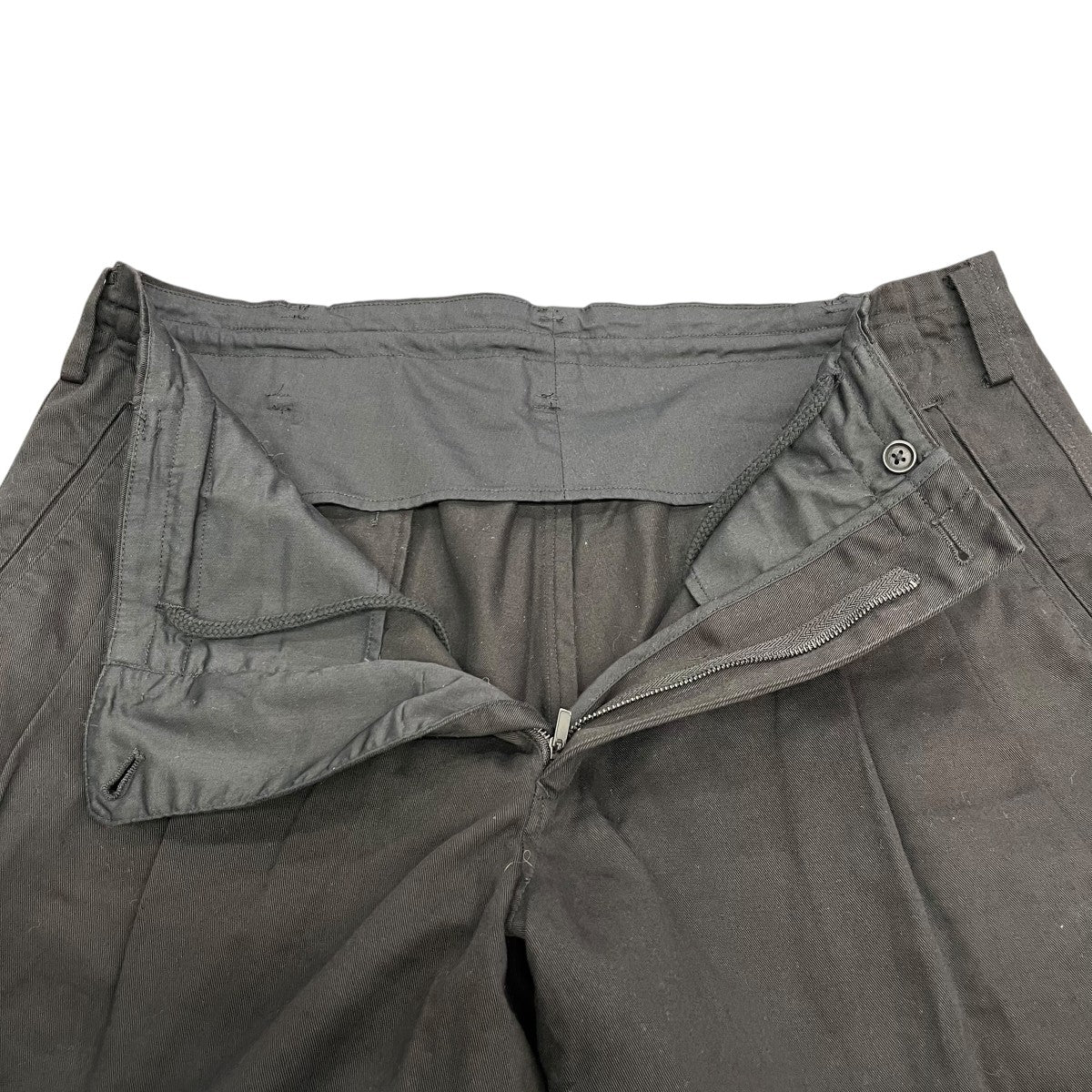 Y’S for men 24SSCHINO TRIPLE STITCH PANTSタックパンツMS-P38-057 古着・中古-3枚目のアイテム画像