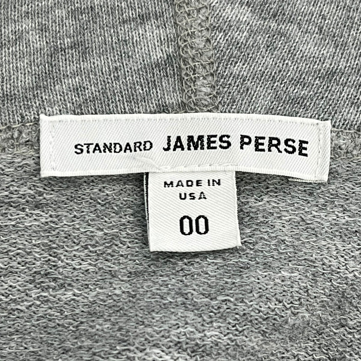 JAMES PERSE バックパイル スエットパーカ MXI2130ジップパーカー18033003606 古着・中古-8枚目のアイテム画像