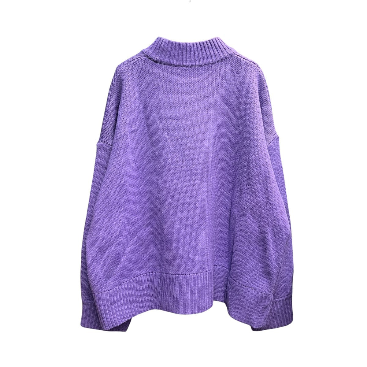 LOGO KNITハイネックニット