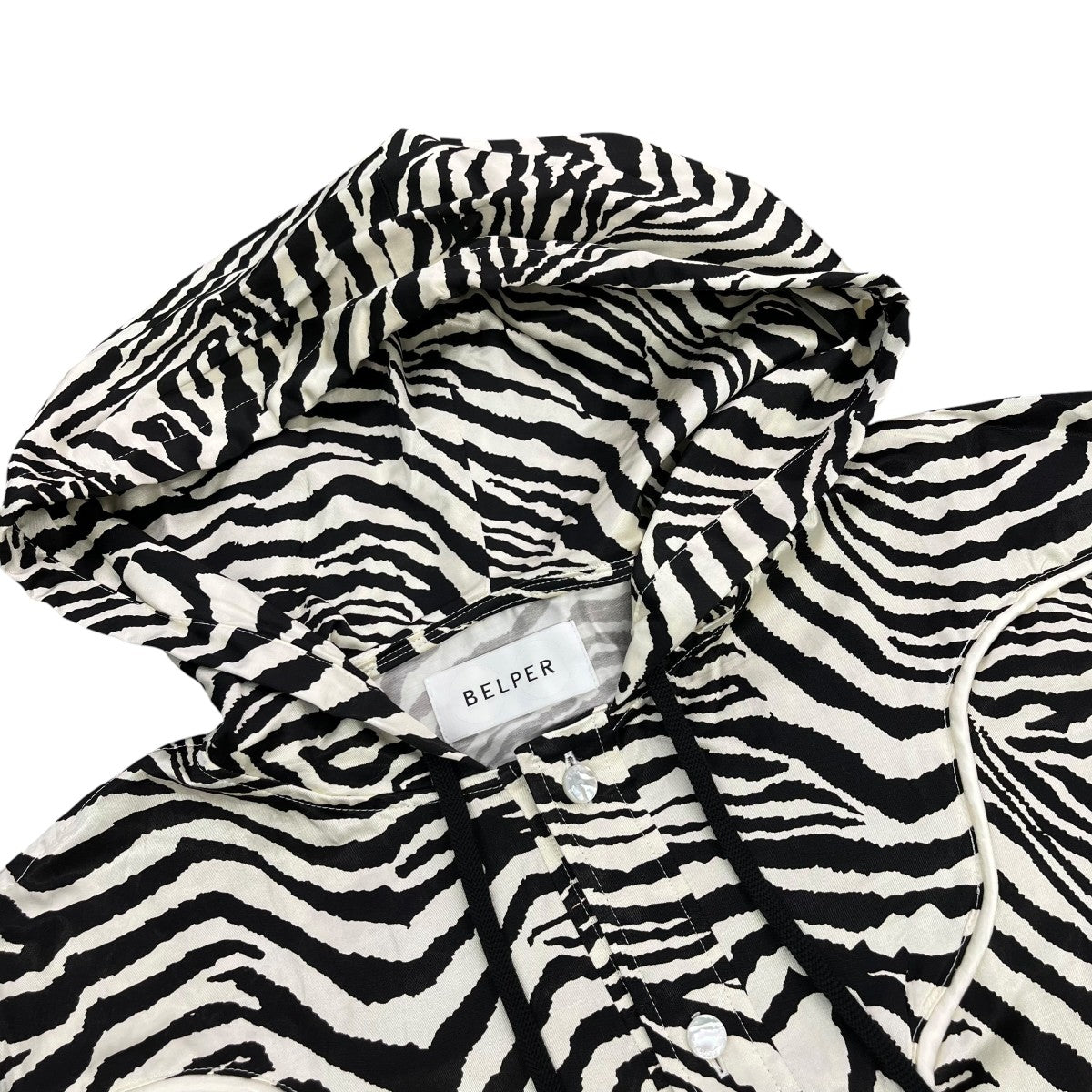BELPER ZEBRA PARKA半袖シャツ1814 0623Z 古着・中古-3枚目のアイテム画像