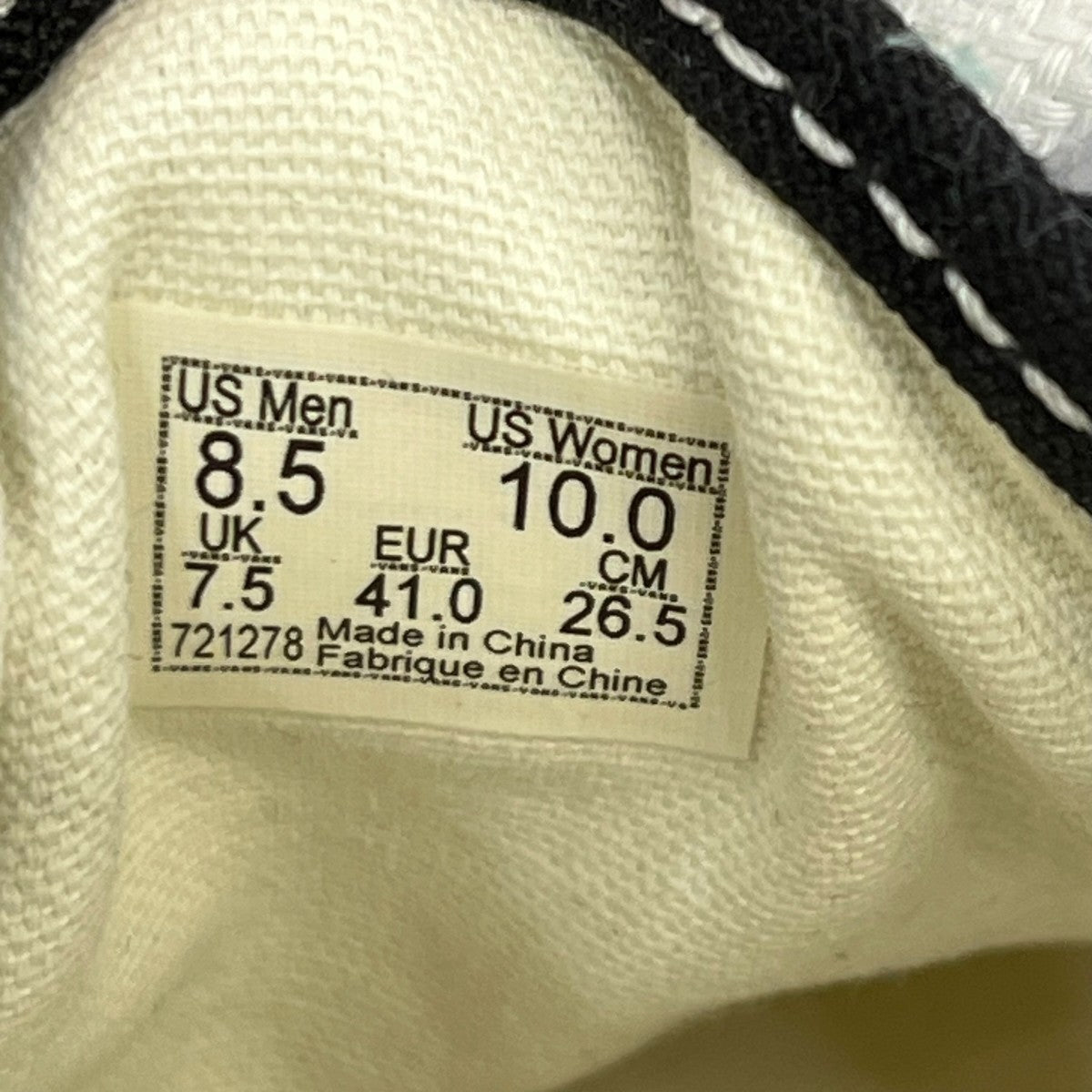 VANS LX Authentic Reissue 44スニーカー 古着・中古-7枚目のアイテム画像